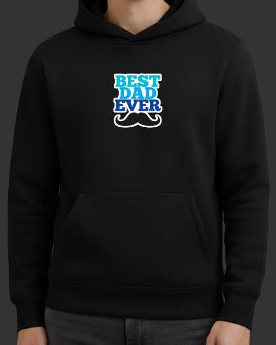 Best Dad Ever Baskılı Sweatshirt - Görsel 18