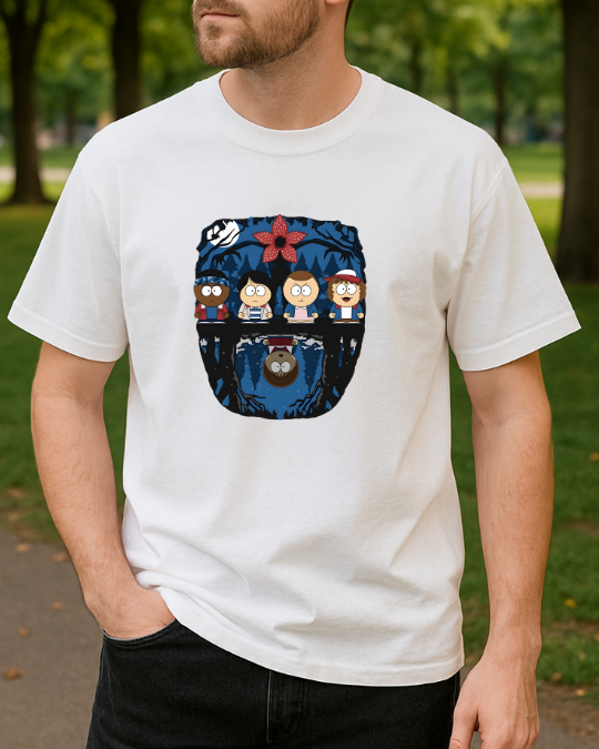 Stranger Things Baskılı T-Shirt - Görsel 8