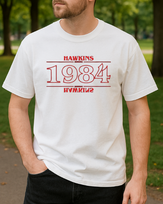 Stranger Things Baskılı T-Shirt - Görsel 4