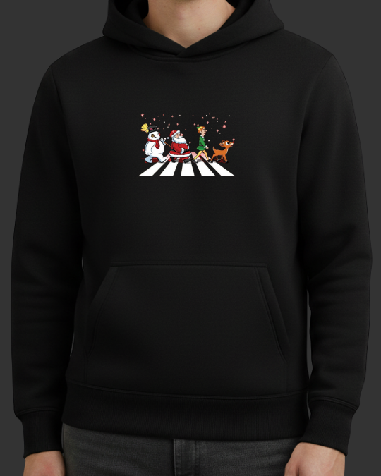 Christmas Temalı Baskılı Sweatshirt - Görsel 4