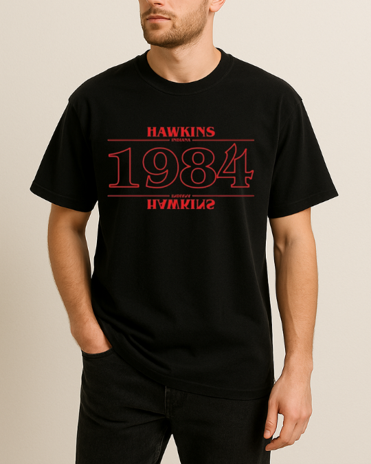 Stranger Things Baskılı T-Shirt - Görsel 5