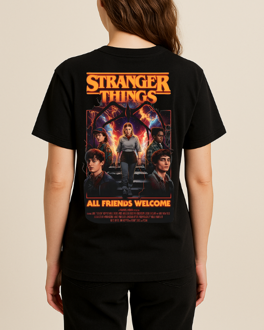 Stranger Things Baskılı T-Shirt - Görsel 6