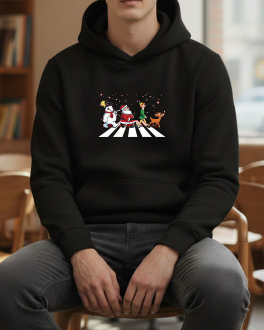 Christmas Temalı Baskılı Sweatshirt - Görsel 6