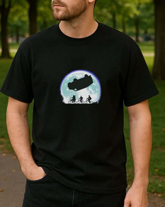 Stranger Things Baskılı T-Shirt - Görsel 7