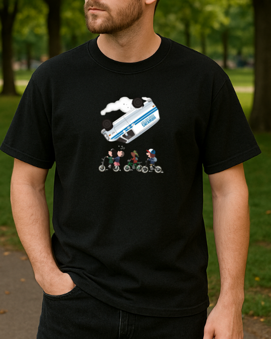 Stranger Things Baskılı T-Shirt - Görsel 7