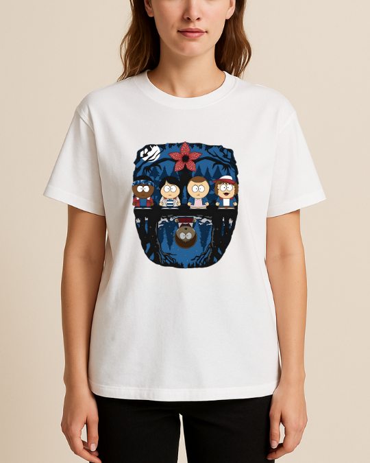 Stranger Things Baskılı T-Shirt - Görsel 12