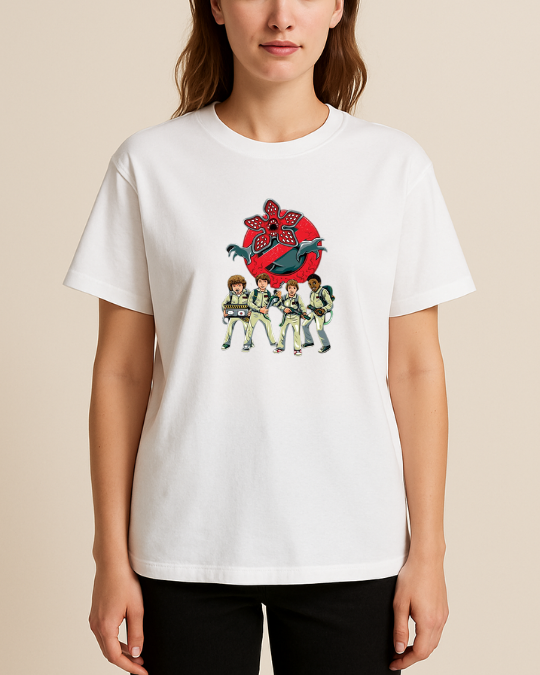 Stranger Things Baskılı T-Shirt - Görsel 9