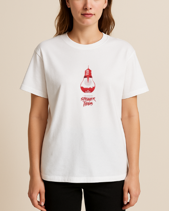 Stranger Things Baskılı T-Shirt - Görsel 8