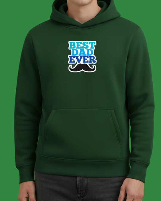 Best Dad Ever Baskılı Sweatshirt - Görsel 24