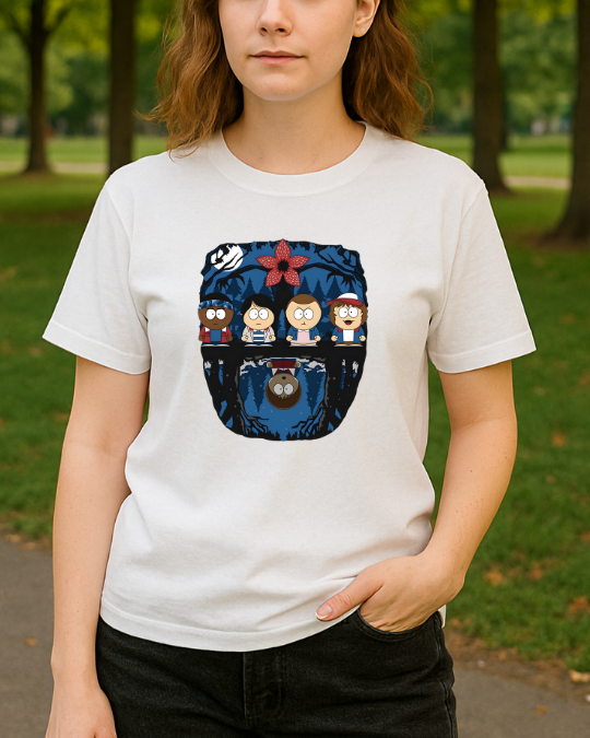 Stranger Things Baskılı T-Shirt - Görsel 3