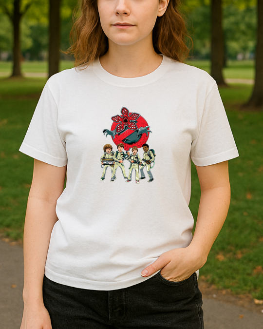 Stranger Things Baskılı T-Shirt - Görsel 11