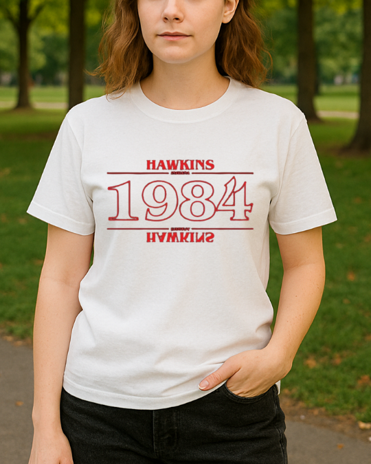 Stranger Things Baskılı T-Shirt - Görsel 10