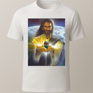 Jesus Baskılı T-Shirt