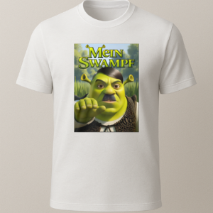 Mein Swampf Baskılı T-Shirt