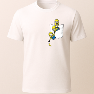Minions Cep Tasarım Baskılı T-Shirt