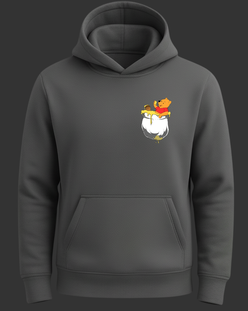 Pooh Cep Tasarımlı Baskılı Sweatshirt - Görsel 10