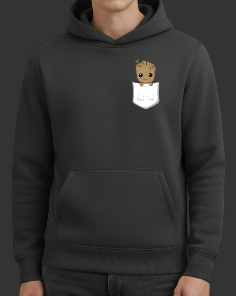 Grooth Cep Tasarım Baskılı Sweatshirt - Görsel 4