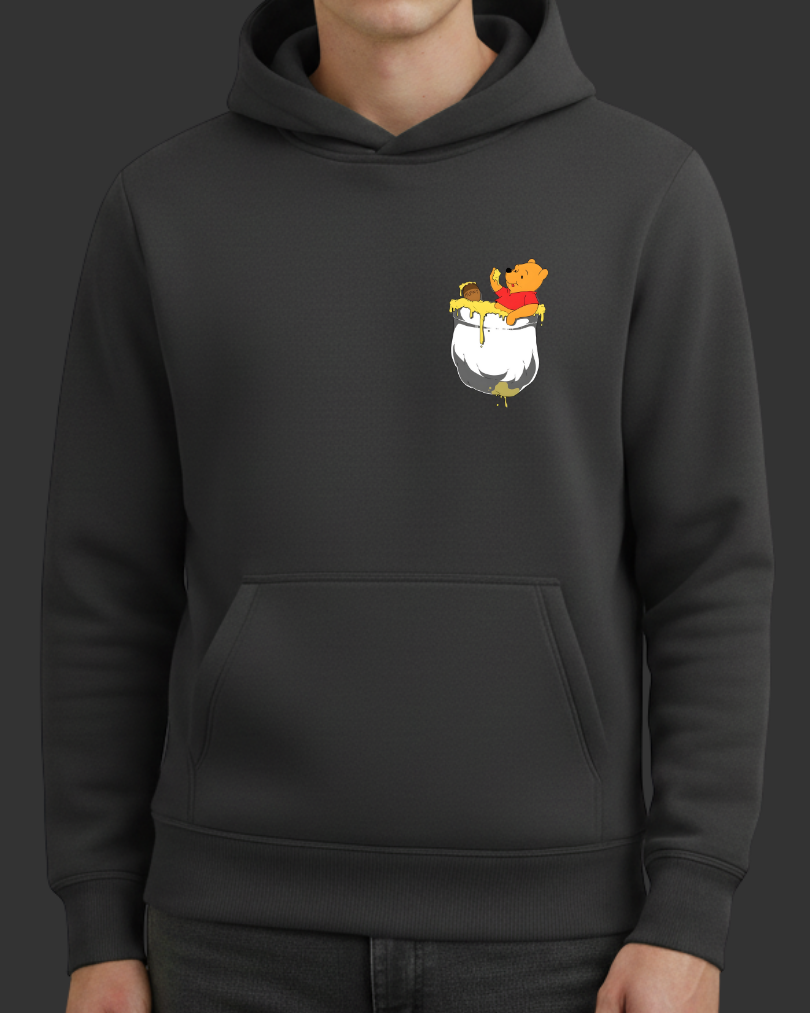 Pooh Cep Tasarımlı Baskılı Sweatshirt - Görsel 12