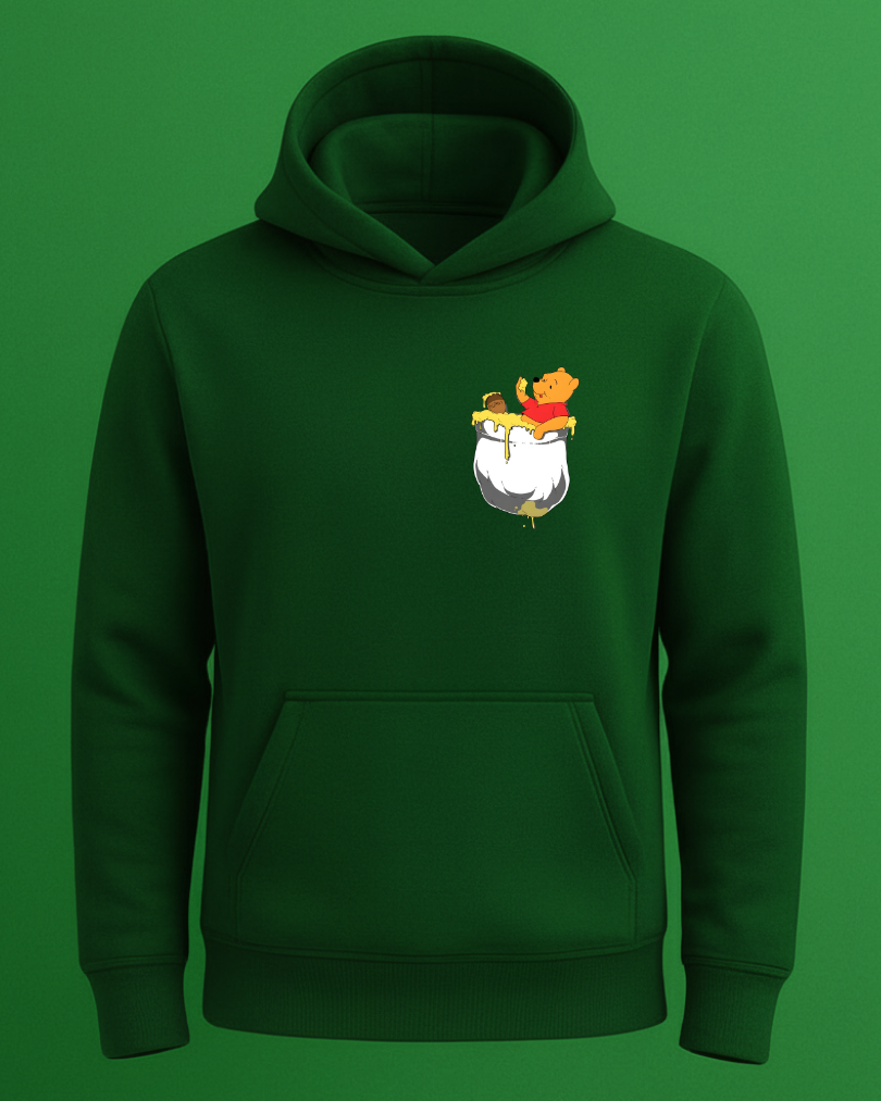 Pooh Cep Tasarımlı Baskılı Sweatshirt - Görsel 5