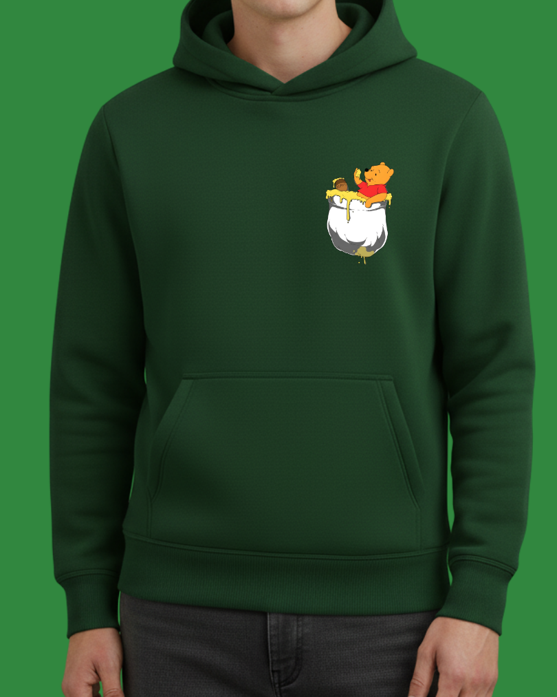 Pooh Cep Tasarımlı Baskılı Sweatshirt - Görsel 6