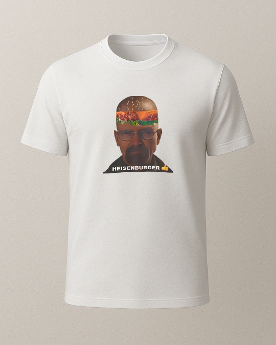 Heisenburger Baskılı T-Shirt