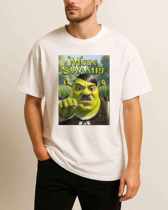 Mein Swampf Baskılı T-Shirt - Görsel 2