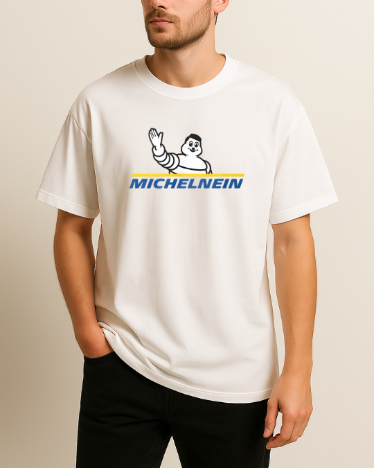 Michelnein Baskılı T-Shirt - Görsel 2