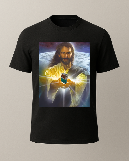 Jesus Baskılı T-Shirt - Görsel 6