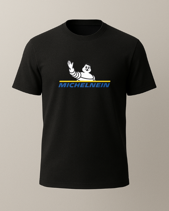 Michelnein Baskılı T-Shirt - Görsel 5