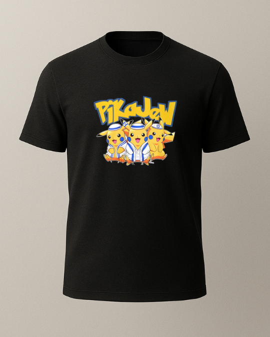 Pikajew Baskılı T-Shirt - Görsel 5