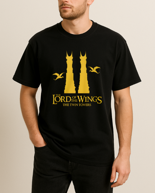 Lord of Wings Baskılı T-Shirt - Görsel 6