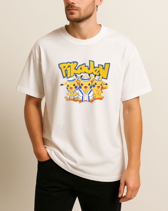 Pikajew Baskılı T-Shirt - Görsel 9